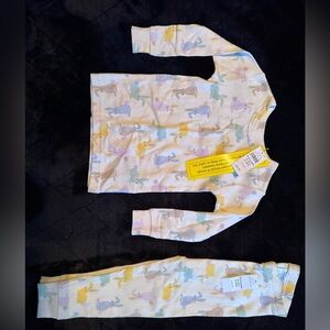 Kids Animal Print Pajama Set